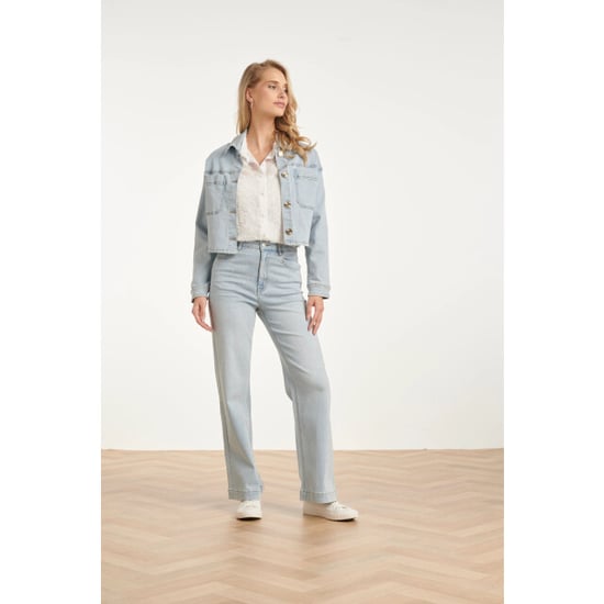Smashed Lemon High-waisted wide leg jeans | - Image 2