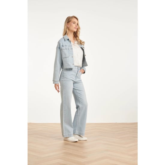 Smashed Lemon High-waisted wide leg jeans | - Image 6