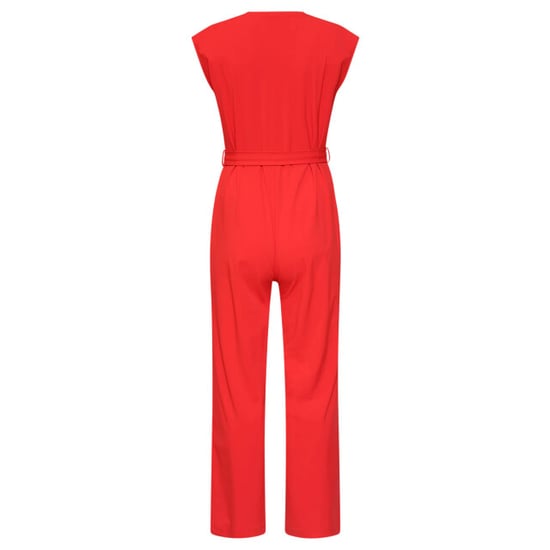 Smashed Lemon Elegante jumpsuit in travel kwaliteit met wijde pijp | - Image 4