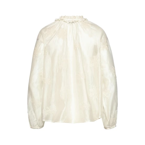 Smashed Lemon Luchtige boho-blouse met geborduurde print | - Image 2