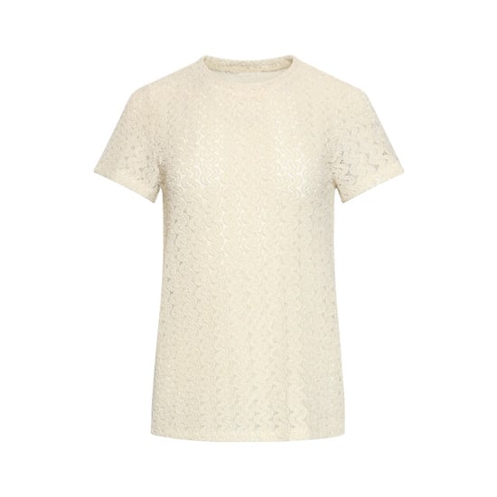 Smashed Lemon T-shirt top met all-over structuur | - Image 5