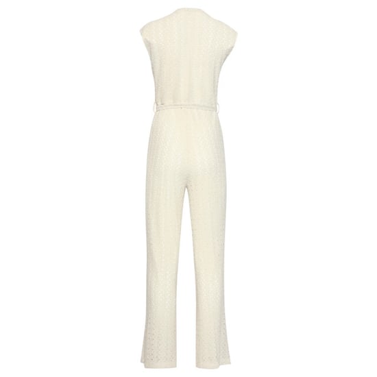 Smashed Lemon Jumpsuit met structuur en tailleceintuur | - Image 2
