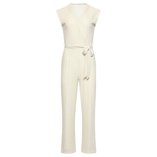 Smashed Lemon Jumpsuit met structuur en tailleceintuur | - Image 3