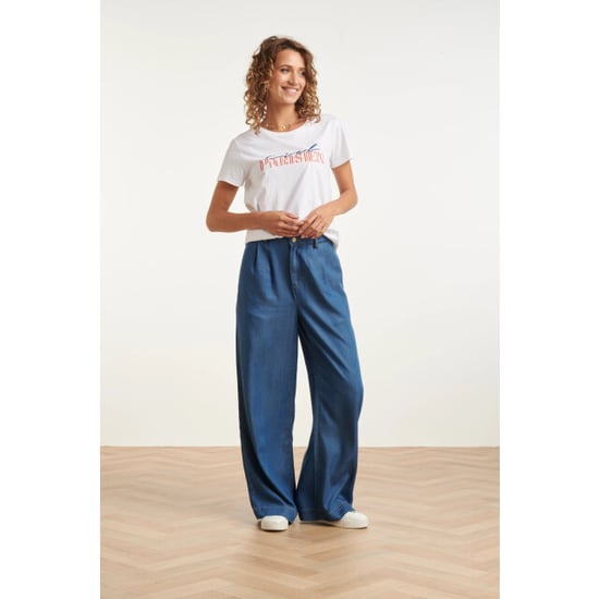 Smashed Lemon Wide leg tencel broek | - Image 5