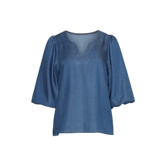 Smashed Lemon Soepele tencel denim top | - Image 3