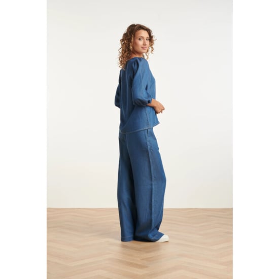 Smashed Lemon Soepele tencel denim top | - Image 6