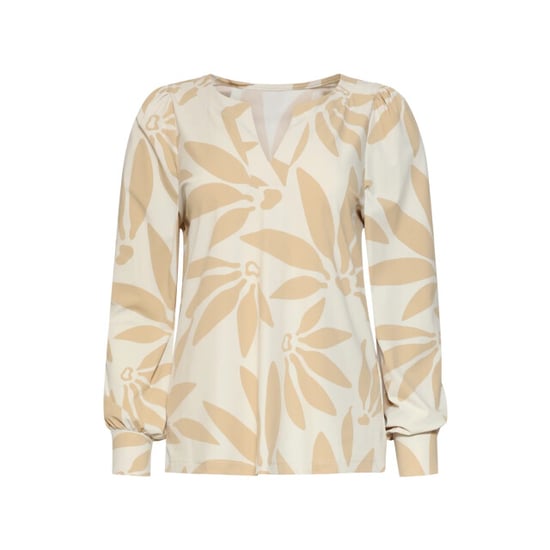 Smashed Lemon Travel blouse met bloemprint in beige & off-white | - Image 6