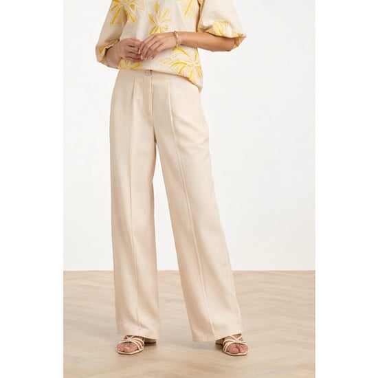 Smashed Lemon Wide leg pantalon met naaddetail | - Image 5