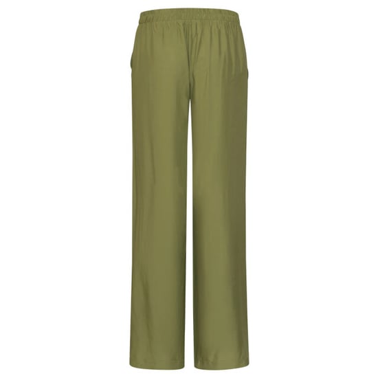 Smashed Lemon Stijlvolle wide-leg broek met gladde tailleband | - Image 6