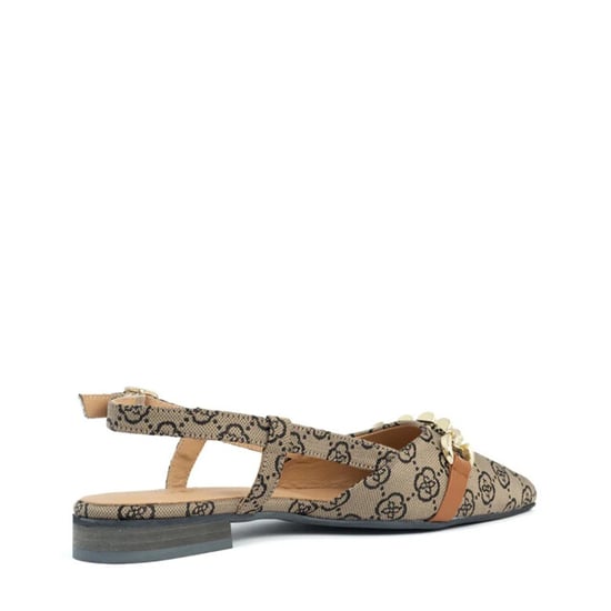 Babouche Lima cognac slingback sandalen dames - Image 5