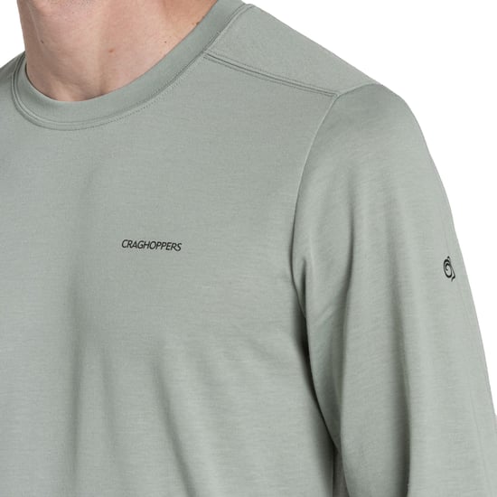 Craghoppers Heren Abel Nosilife T-shirt met lange mouwen (Korstmossen Groen) - Image 4
