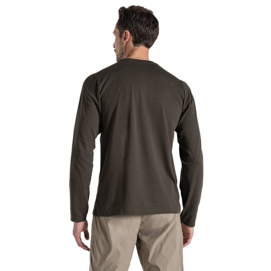Craghoppers Heren Abel Nosilife T-shirt met lange mouwen (Bosgroen) - Image 2