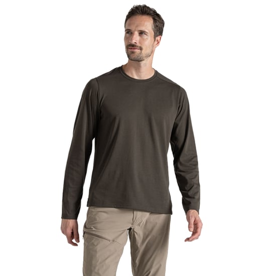 Craghoppers Heren Abel Nosilife T-shirt met lange mouwen (Bosgroen) - Image 3