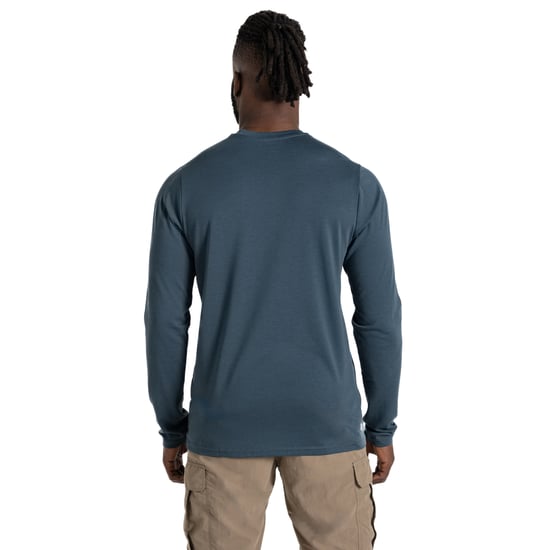 Craghoppers Heren Abel Nosilife T-shirt met lange mouwen (Blauwe steen) - Image 2