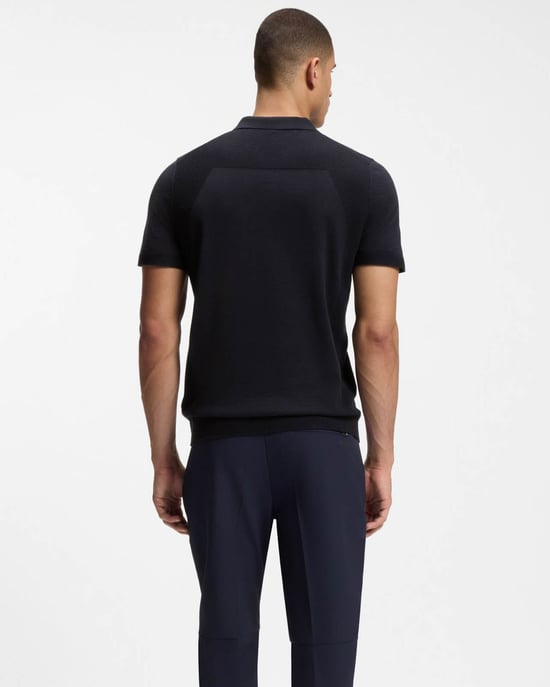 Momentum-Lite Short Sleeve Polo Shirt in Dark Blue - Image 2
