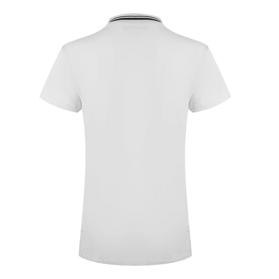 Love Moschino Small Box Logo White Polo Shirt - Image 3