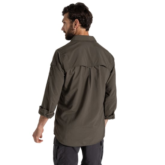 Craghoppers Heren Adventure III Nosilife shirt met lange mouwen (Bosgroen) - Image 2