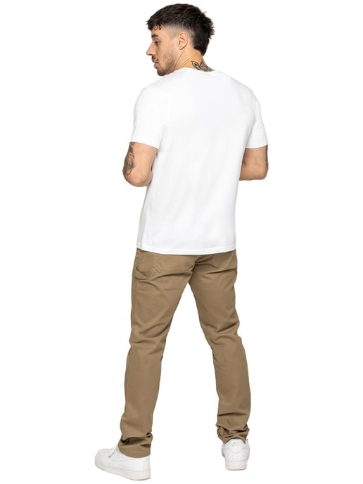Enzo Milano | Mens Applique Logo T-Shirt - Image 5