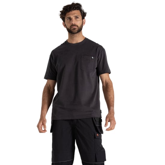 Craghoppers Mens Wakefield Pocket T-Shirt (Carbon Grey) - Image 3