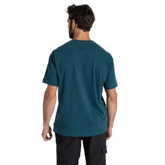 Craghoppers Mens Batley Work T-Shirt (Dark Aegean Blue) - Image 2