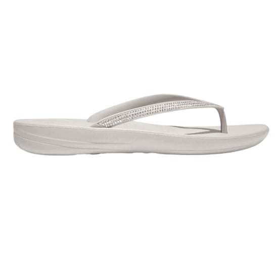 Fit Flop Dames/Dames Sparkle iQushion teenslippers (Grijs) - Image 2