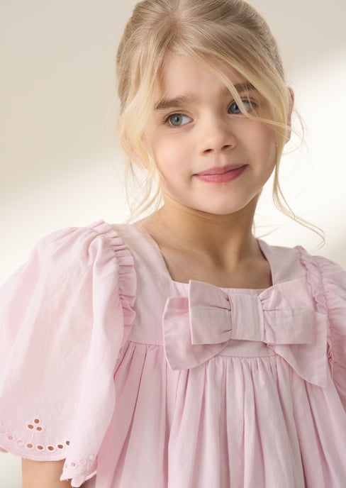 Flo Pink Woven Cotton Top - Image 3