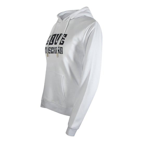 Love Moschino Groovy Logo Witte Hoodie - Image 2