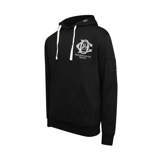 Duck and Cover Heren Randolph Hoodie (Zwart) - Image 3
