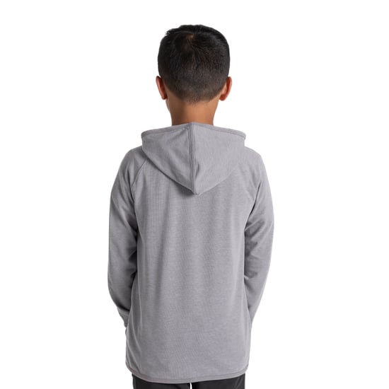 Craghoppers Frey Nosilife Hooded Jacket voor kinderen/Kinderen (Zachtgrijs mergel) - Image 2