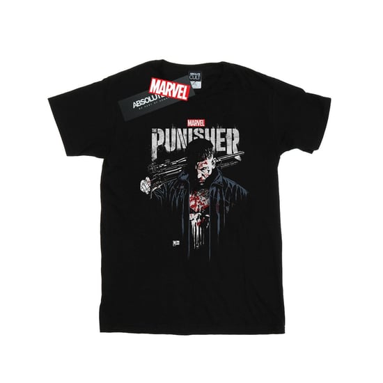 Marvel Heren The Punisher TV-serie Frank Castle T-Shirt (Zwart) - Image 1