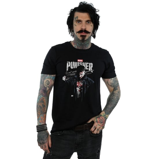 Marvel Heren The Punisher TV-serie Frank Castle T-Shirt (Zwart) - Image 2