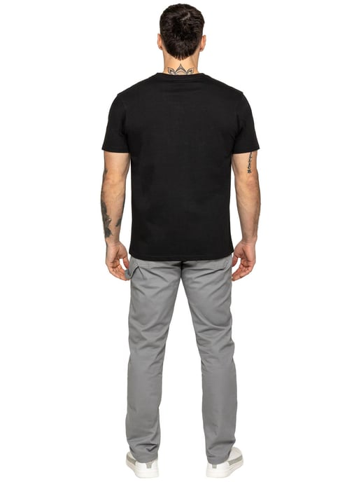 Enzo Milano | Mens Applique Logo T-Shirt - Image 5
