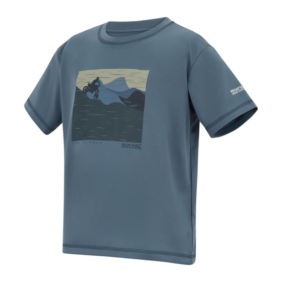 Regatta Kinderen/Kinderen Alvarado Bike T-Shirt (China Blauw) - Image 3