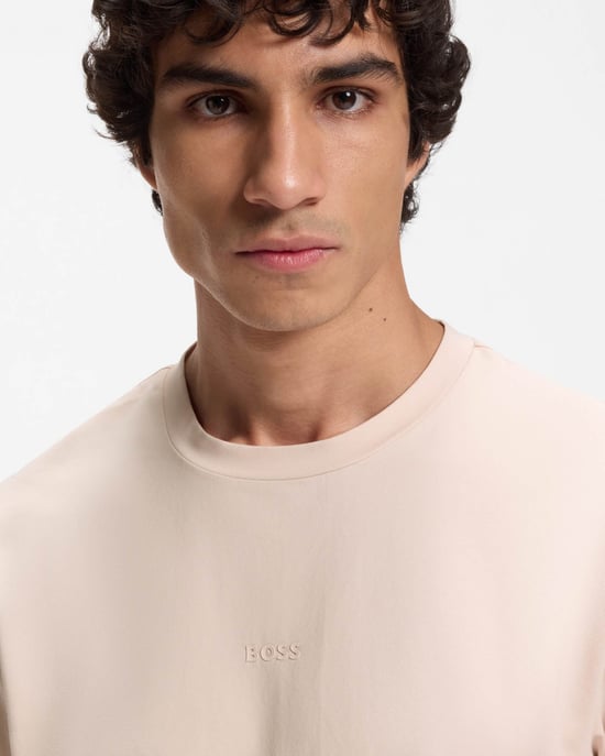 TChup Crew Neck T-Shirt in Peach - Image 3