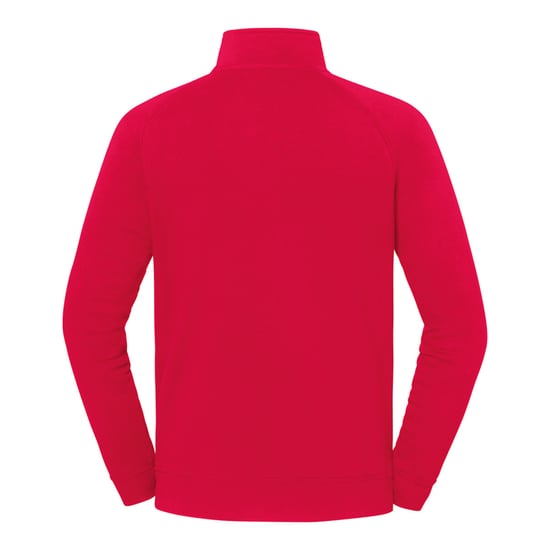 Fruit of the Loom Heren Iconic Premium Sweatshirt met Quarter Zip (Rood) - Image 2