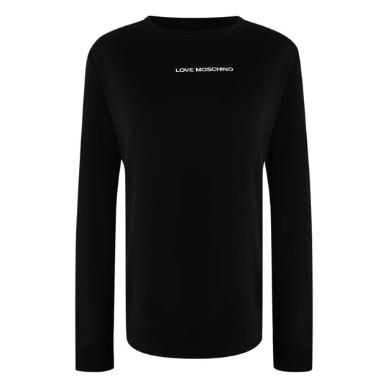 Love Moschino Small Logo Black Sweatshirt - Image 1