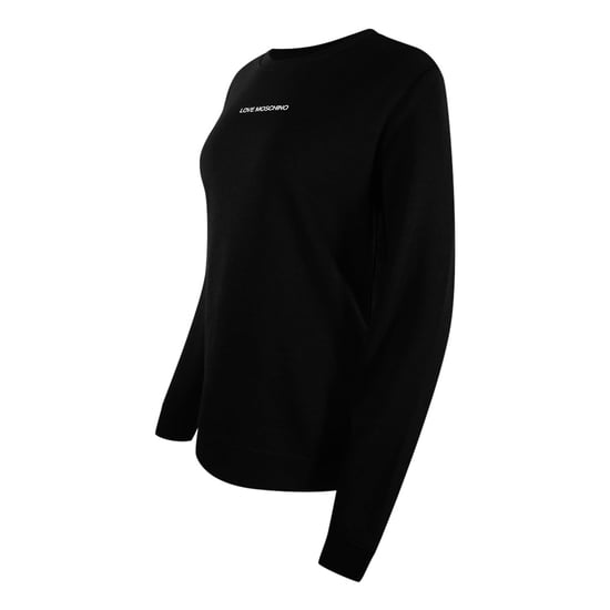 Love Moschino Small Logo Black Sweatshirt - Image 2
