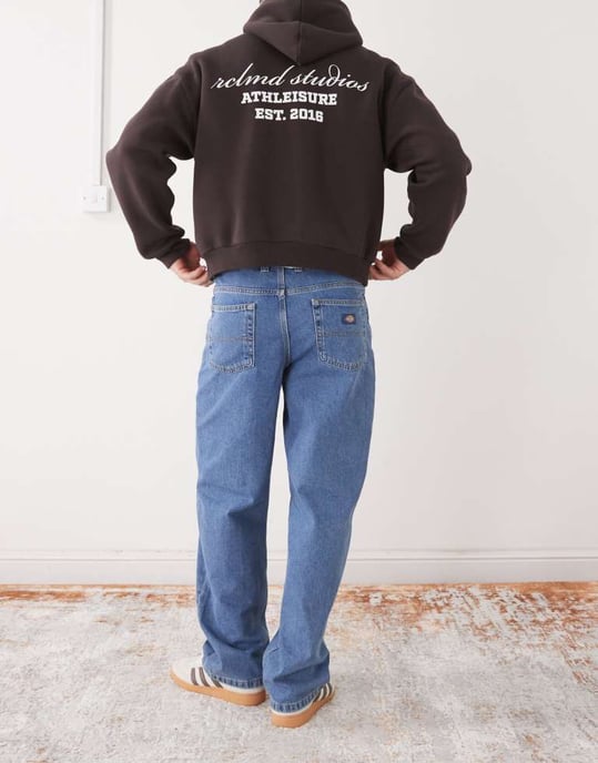Dickies thomasville relaxed fit denim jeans in classic blue - Image 3