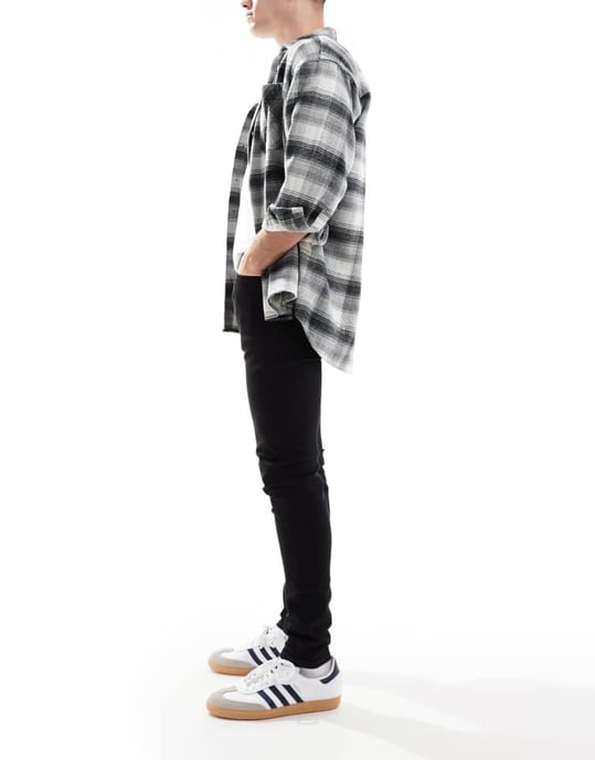 Jack & Jones Mike tapered jean in black - Image 3