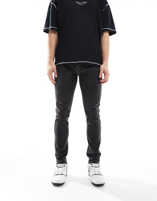 French Connection skinny fit jeans in black - Image 1