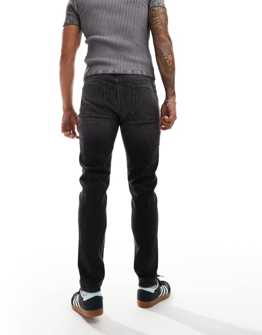 ASOS DESIGN skinny jeans in black - Image 2