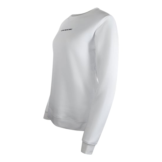 Love Moschino Small Logo White Sweatshirt - Image 2