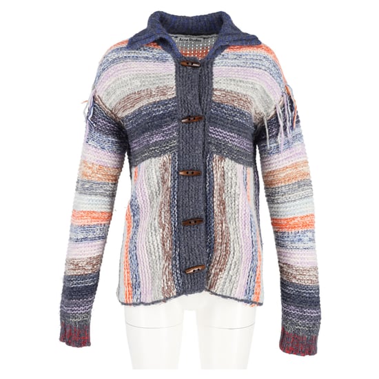 Acne Studios Karya Mouliné randig kofta i flerfärgad ull - Image 4