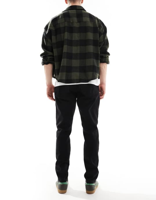 ONLY & SONS Rope slim tapered fit jeans in black - Image 2