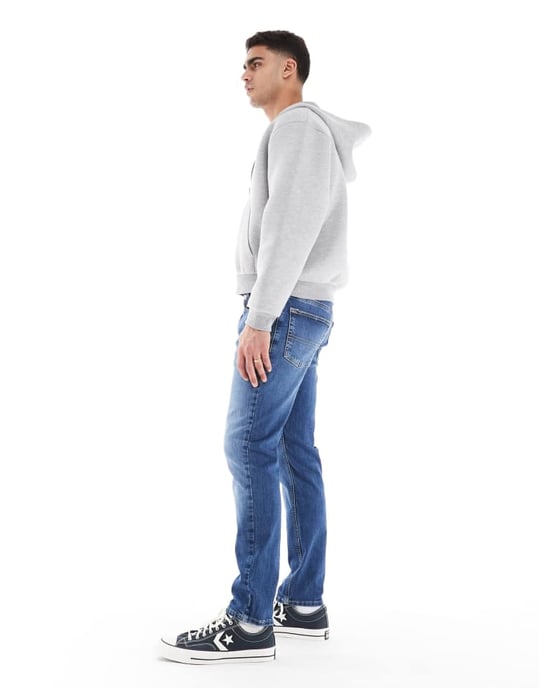 Tommy Jeans scanton slim fit jeans in mid wash - Image 3