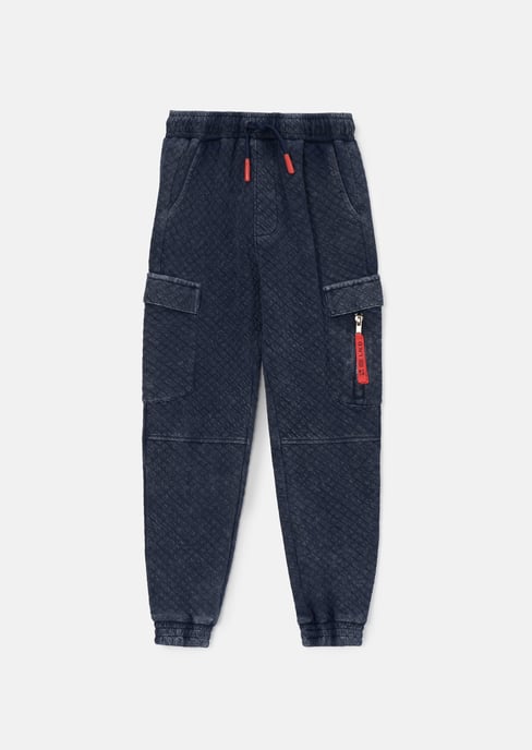 Frank Blue Cargo Jogger - Image 1