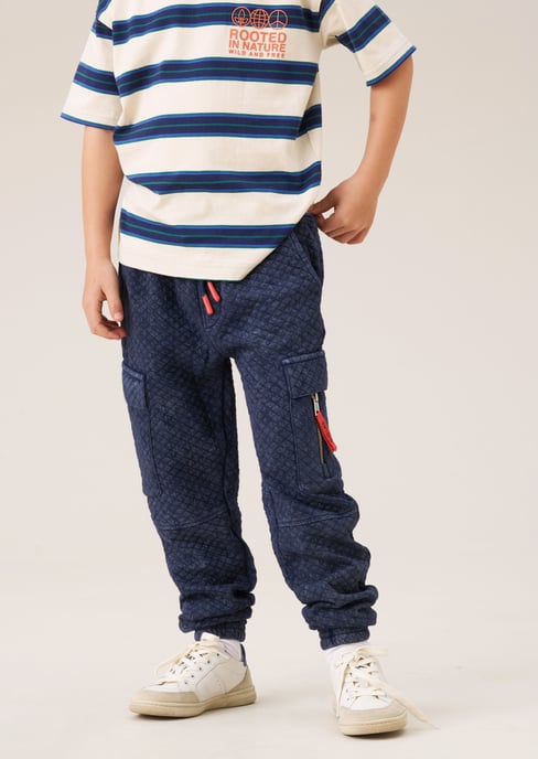 Frank Blue Cargo Jogger - Image 2