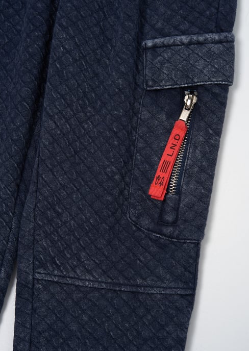 Frank Blue Cargo Jogger - Image 4