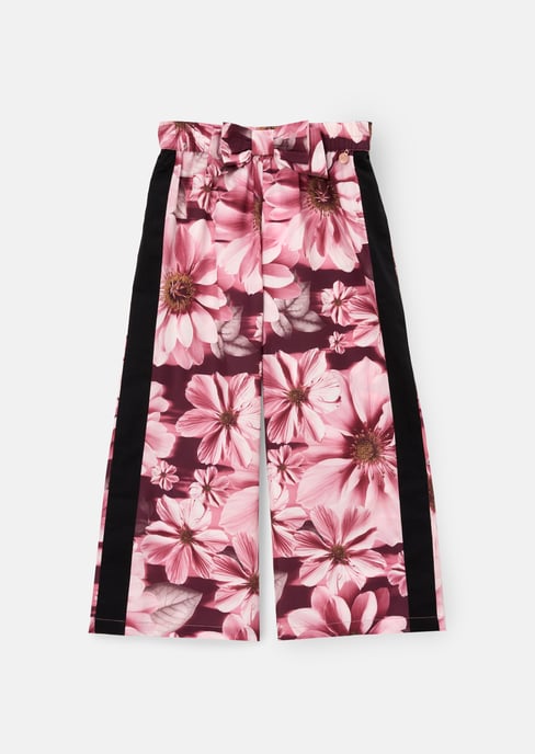 Estella Side Stripe Floral Trousers - Image 1