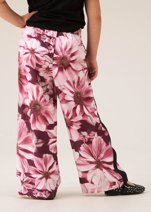 Estella Side Stripe Floral Trousers - Image 3